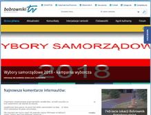 Tablet Screenshot of bobrowniki.tv